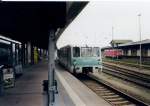 Eine Ferkeltaxe nach Barth in Stralsund im Oktober 2001.