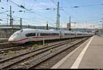 407 509-9 (Siemens Velaro D) als ICE 9574 (Linie 83) nach Paris Est (F) verlässt seinen Startbahnhof Stuttgart Hbf auf Gleis 6.