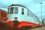 ET 11 01 bei einer Feier des BDEF auf dem Gelände neben dem Stuttgarter Hauptbahnhof, 31.05.1984