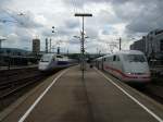 Doppelausfahrt ICE und TGV