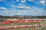 Blick aufs Bahnbetriebswerk Stuttgart-Rosenstein.