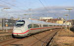 Am 30.01.2020 fährt ein unbekannter 407 aus Richtung Mannheim kommend den Bahnhof Stuttgart-Zuffenhausen.