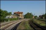 Blick auf den Bahnhof von Sderbrarup am 11.05.2008
