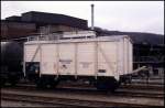 Am 21.3.1992 sah ich im Bahnhof Thale diesen seltenen Weinkesselwagen der DR.