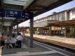 Hier ist zu sehen: Gleis 10 Sd, Gleis 11, sowie Gleis 12 in Trier Hbf.   08.06.07