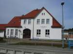 Das Bahnhofsgebude von ckeritz am 19.7.2007