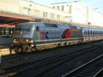 120 159 in neuem Lack vor dem IC 2092 nach Karlsruhe HBF am 24.05.2010 in ULM HBF