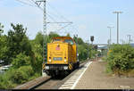 Besuch aus dem Osten II:  203 315-7 (DR V 100.1) der DB Netz AG als Tfzf durchfährt den Bahnhof Vaihingen(Enz) auf Gleis 1 Richtung Bietigheim-Bissingen.