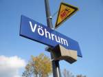 Stationsschild von Vhrum (KBS 310)