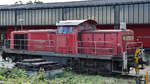 Die Diesellokomotive 294 890-9 war Anfang Juni 2020 in Wanne-Eickel abgestellt.