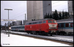 Warburg in Westfalen am 28.01.1996: 218132 setzt um 15.30 Uhr um.