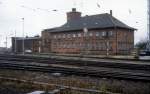Warnemnde DR am 14. November 1992: Reichsbahn-Betriebswerk Rostock Abt. Warnemnde