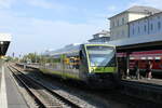 agilis VT 650.736 als ag 84654 nach Weidenberg, am 03.10.2023 in Weiden (Oberpf).
