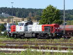 DB Cargo DE 18, 9280 4185 131-4 D-VL beim ranieren in Weiden am 13.8.2026