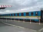 Wagen 56 80 39-90 530-3 D-VBG  ABvmz mit ALX 87006 auf Gleis 1 am 15.05.2010 in Bahnhof Weiden (Oberpf)     Zusammengestellt wahr der Zug aus 92 80 1223 062-1 D-VBG  ER20, 56 80 39-90 530-3 D-VBG 