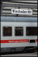 Abschied Intercity 1: Wiesbaden Hbf am 10.10.2026