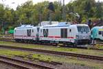 DB Fernverkehr Siemens Vectron DualMode 248 512 und 508 am 10.10.26 in Wiesbaden Hbf vom Bahnsteig aus fotografiert 