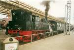 Am 11 und 12.07.1998 feierte die Strecke Schwerin-Bad Kleinen-Wismar 150 Jahre.An beiden Tage dampfte die 91 134 zwischen Wismar und Schwerin.In Wismar fand eine groe Lokausstellung statt.Hier steht