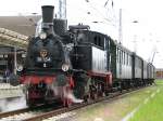 Am 13.06.2010 stand 91134 mit einem Sonderzug im Bahnhof von Wismar