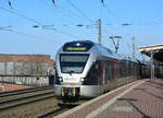 Am 25.2.17 zog ET22 2108  150Jahre Ruhr-Sieg Strecke  und ein 3teiler Flirt den RE16 nach Iserlohn.