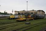 Ein Blick ins ehemalige BW Wittenberge am 24.08.2012 mit verschiedenen Lokomotiven 