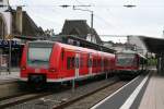425 119-5 als RB44 nach Mannheim Hbf und 628 474 als RB nach Monsheim am 22.05.13 in Worms Hbf.