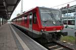 628 417 kurz nach der Bereitstellung am 22.05.13 auf Gleis 11 in Worms Hbf.