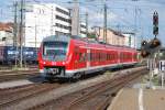 Triebzug Nr.440 304-4 rangiert im Wrzburger Hauptbahnhof (12.