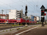 Bahnhof Würzburg Blickrichtung Süden 152 190-5 im Hintergrund 29.05.2016