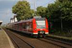 S-Bahn 424 529-6 im Bahnhof Wunstorf am 04.07.2009.