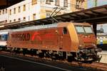 TXL 185 538-6  Pure Gold  mit NX-Ersatzzug RB48 in Wuppertal Hbf, August 2020.