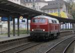 DB 215 086-0 in Wuppertal Hbf, Oktober 2012.