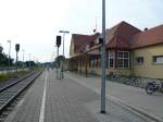 Der bahnhof Zinnowitz am 21.7.2007