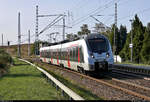 +75:  9442 105 (Bombardier Talent 2) durchfährt stark verspätet den Hp Zscherben auf Gleis 2.