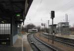 Ein Teil vom Bahnsteig 6 am 05.01.2013 in Zwickau (Sachs) Hbf.