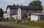 Der Bahnhof Schleiz wurde 1887 erbaut, Erweiterungen gab es noch bis 1892, besonders auf der anderen Seite des EG im Güterbereich.