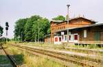 31.07.2004 Bahnhof Klötze in Sachsen-Anhalt.