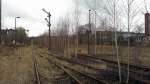 Ausfahrt FREI!? Für wen und wann?? Bahnhof Penig an der Eisenbahnstrecke Glauchau-Großbothen.(Hatte leider nur das Handy zur Hand) Penig,19.03.2014