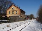 Paar Bilder der stillgelegten Strecke Schönberg-Hirschberg aus Tanna am 17.02.15.