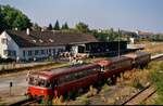 Der frühere Bahnhof Leinfelden wirkte auch hier noch wie ein Provisorium.