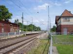Breddin, Station an der Berlin-Hamburger Bahn, (KBS 204), Empfangsgebude und Bahnsteige (06.06.2010)