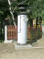 Ein Lutewerk wie es frher an vielen Bahnhfen, Blockstellen und Postenhusschen stand, Radebeul 15.09.07