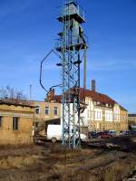 Ein Teil der Lokbesandung des BW Leipzig Hbf West steht noch am westlichen Schuppen, 10.01.08