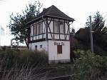 Stillgelegte Blockstelle Darnstedt am Kilometer 63,2 an der Strecke Naumburg-Erfurt.