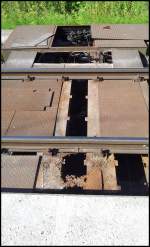  Bahn-Baustelle  am Bahnhof Lancken am 22.07.2013