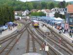 Bahnhof Königstein/Taunus beim Bahnhofsfest 2005.
