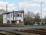 Bahnübergang in Zossen (Brandenburg) am 21.