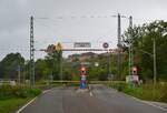 Nachdem ich den Bahnhof Bleicherode Ost verlassen hab erreichte, holte mich das schlechte Wetter ein und Nieselregen setzte ein.