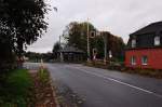 Bahnbergang in Breyell Biether Strae 16.10.2010