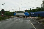 ITL 185 CL 006 mit einem Kohlezug auf dem BÜ Mariendorfer Straße in Münster.